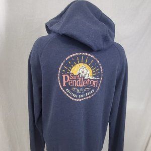 Surf Pendleton Full Zip Hooded Sweatshirt Size Large